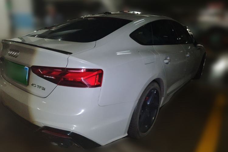 Used Audi A5 2021 Sportback 40 TFSI Fashionable and Dynamic Model Rear Right 45 Deg
