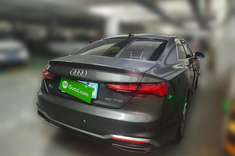 Used Audi A5 2021 Coupe 40 TFSI Fashionable and Dynamic Model Rear Right 45 Deg