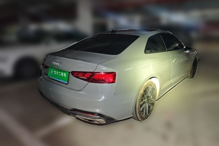 Used Audi A5 2021 Coupe 40 TFSI Fashionable and Dynamic Model Rear Right 45 Deg