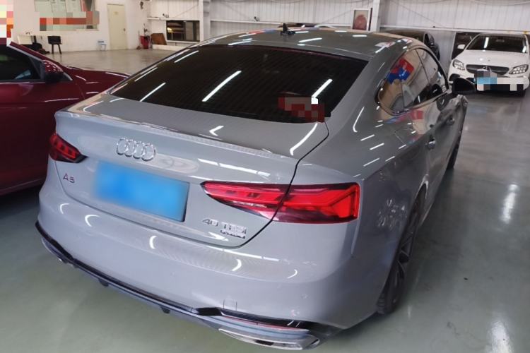 Used Audi A5 2021 Sportback 40 TFSI quattro Luxury Dynamic Model Rear Right 45 Deg