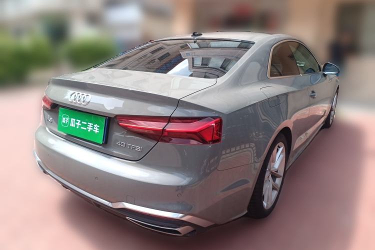 Used Audi A5 2021 Coupe 40 TFSI Fashionable and Dynamic Model Rear Right 45 Deg