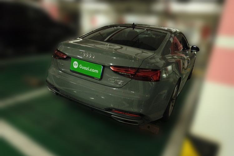 Used Audi A5 2021 Coupe 40 TFSI Fashionable and Dynamic Model Rear Right 45 Deg