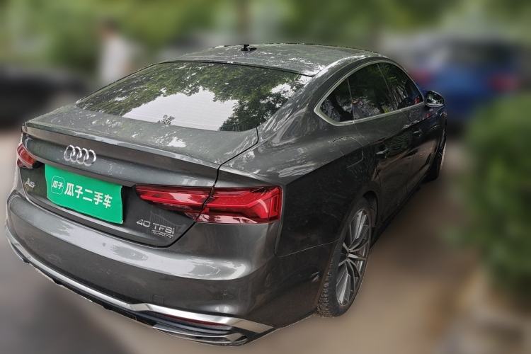 Used Audi A5 2021 Sportback 40 TFSI quattro Luxury Dynamic Model Rear Right 45 Deg