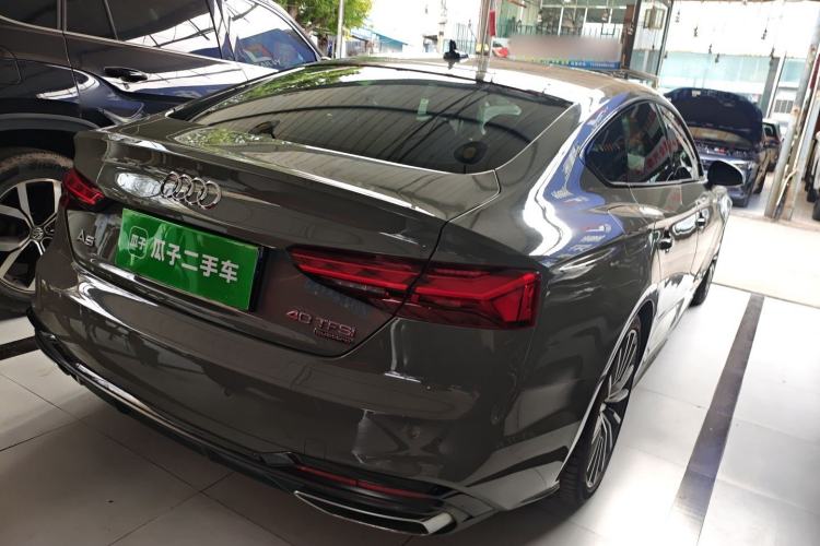 Used Audi A5 2021 Sportback 40 TFSI quattro Luxury Dynamic Model Rear Right 45 Deg