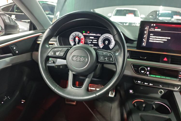 Used Audi A5 2021 Coupe 40 TFSI Fashionable and Dynamic Model Steering Wheel