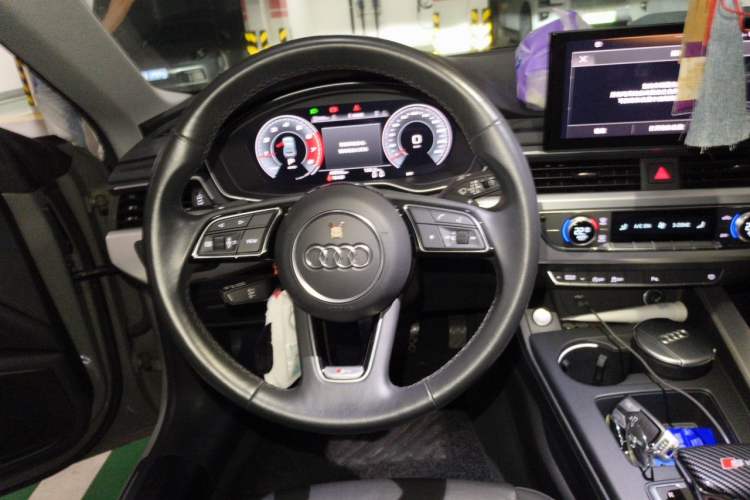 Used Audi A5 2021 Coupe 40 TFSI Fashionable and Dynamic Model Steering Wheel