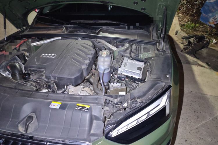 Used Audi A5 2021 Coupe 40 TFSI Fashionable and Dynamic Model Engine Bay Left