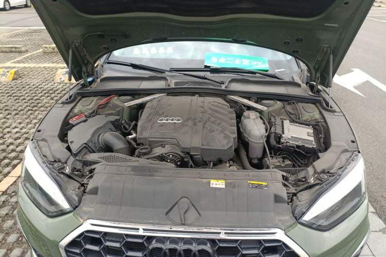 Used Audi A5 2021 Sportback 40 TFSI Fashionable and Dynamic Model Engine Bay