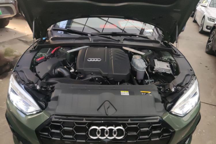 Used Audi A5 2021 Coupe 40 TFSI Fashionable and Dynamic Model Engine Bay