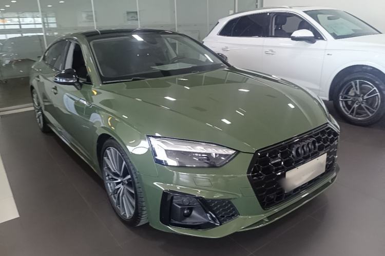 Used Audi A5 2021 Sportback 40 TFSI quattro Luxury Dynamic Model Front Right 45 Deg