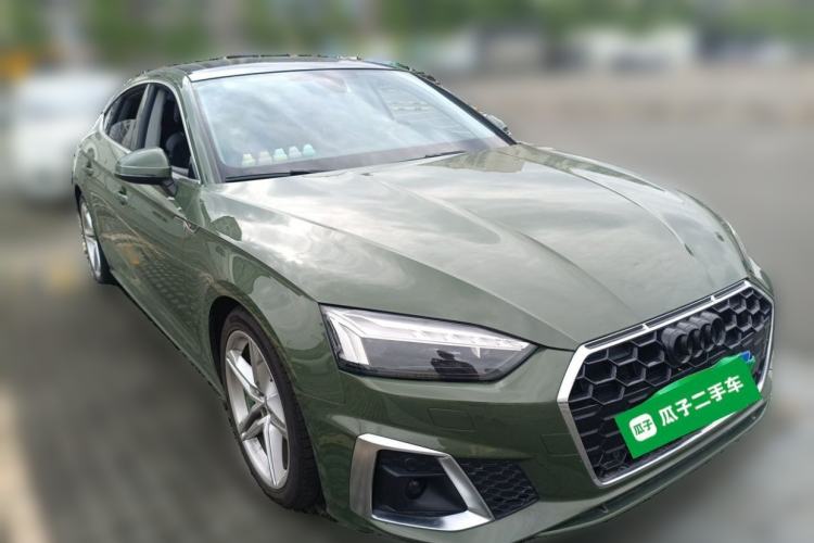 Used Audi A5 2021 Sportback 40 TFSI Fashionable and Dynamic Model Front Right 45 Deg