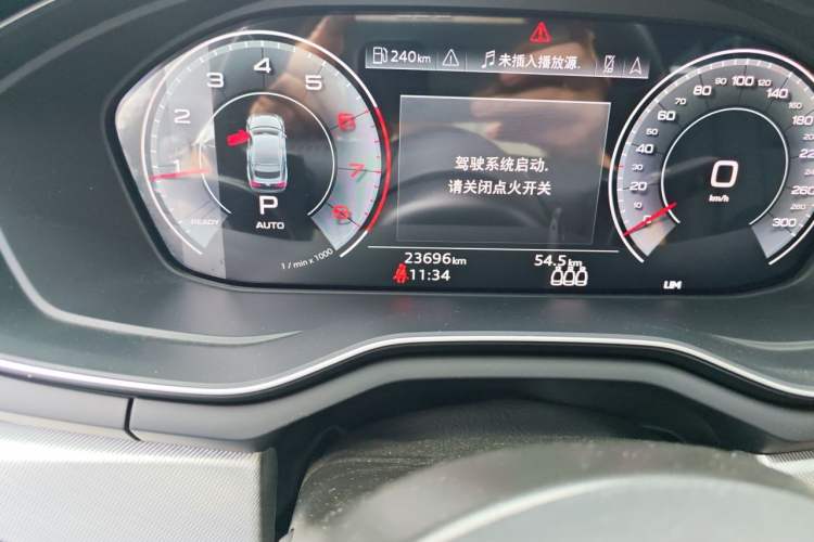 Used Audi A5 2021 Sportback 40 TFSI Stylish and Elegant Model Odometer Close Up