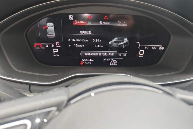 Used Audi A5 2021 Sportback 40 TFSI quattro Luxury Dynamic Model Odometer Close Up