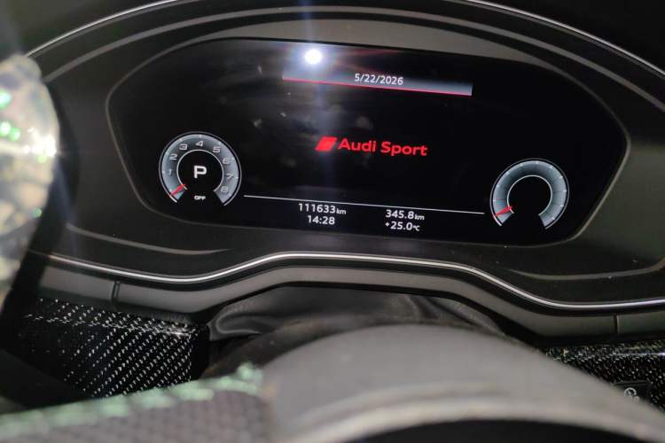 Used Audi A5 2021 Sportback 45 TFSI quattro Prestige Dynamic Edition Odometer Close Up
