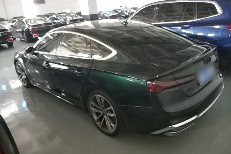 Used Audi A5 2021 Sportback 40 TFSI quattro Luxury Dynamic Model Rear Left 45 Deg