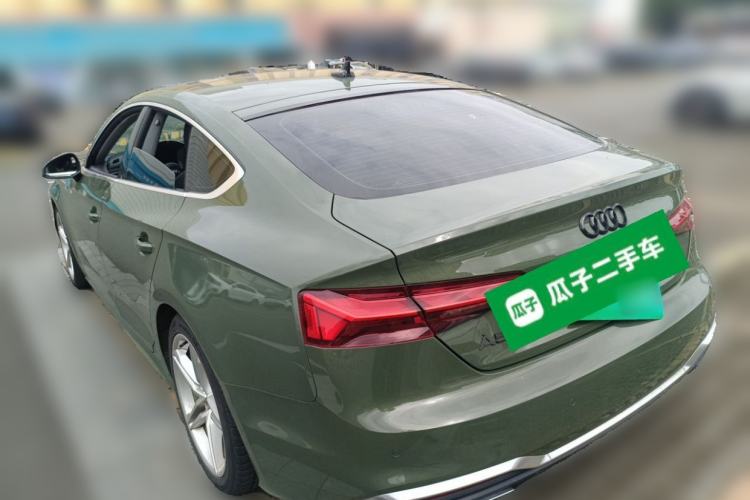 Used Audi A5 2021 Sportback 40 TFSI Fashionable and Dynamic Model Rear Left 45 Deg