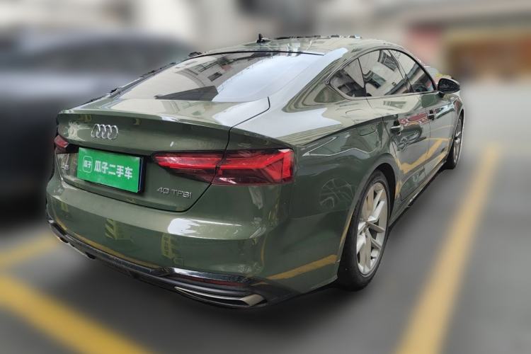 Used Audi A5 2021 Sportback 40 TFSI Stylish and Elegant Model Rear Right 45 Deg
