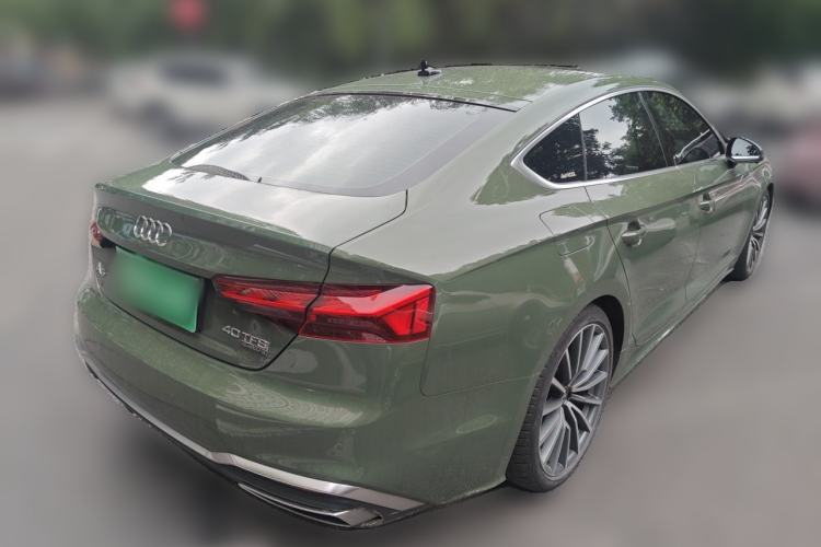 Used Audi A5 2021 Sportback 40 TFSI quattro Luxury Dynamic Model Rear Right 45 Deg
