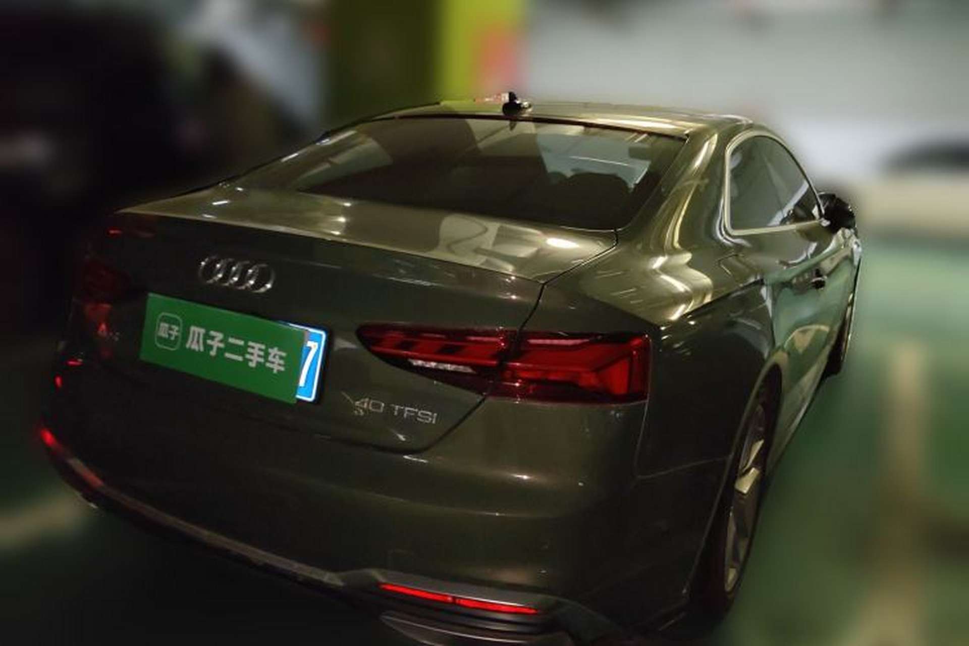 Used Audi A5 2021 Coupe 40 TFSI Fashionable and Dynamic Model Rear Right 45 Deg