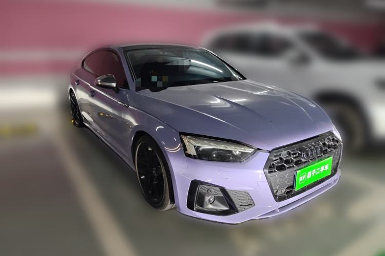 Used Audi A5 2021 Sportback 40 TFSI Fashionable and Dynamic Model Front Right 45 Deg