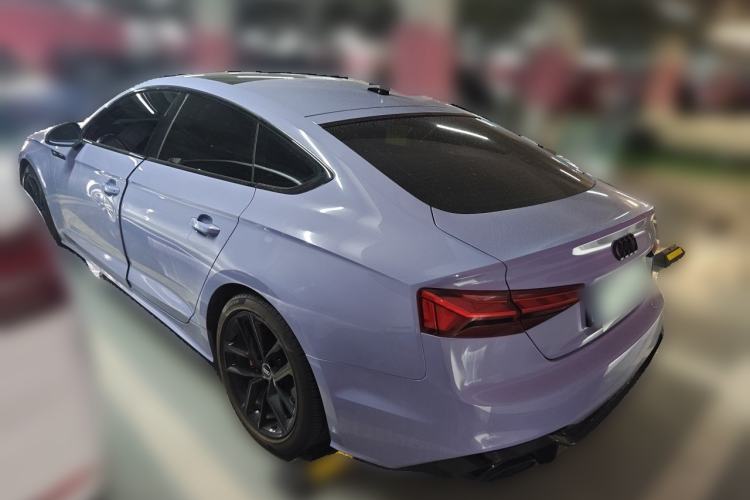 Used Audi A5 2021 Sportback 40 TFSI Fashionable and Dynamic Model Rear Left 45 Deg