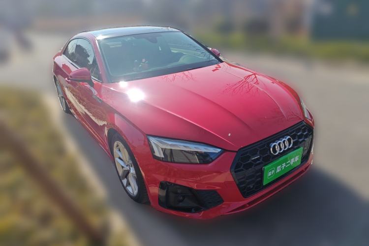 Used Audi A5 2021 Coupe 40 TFSI Fashionable and Dynamic Model Front Right 45 Deg