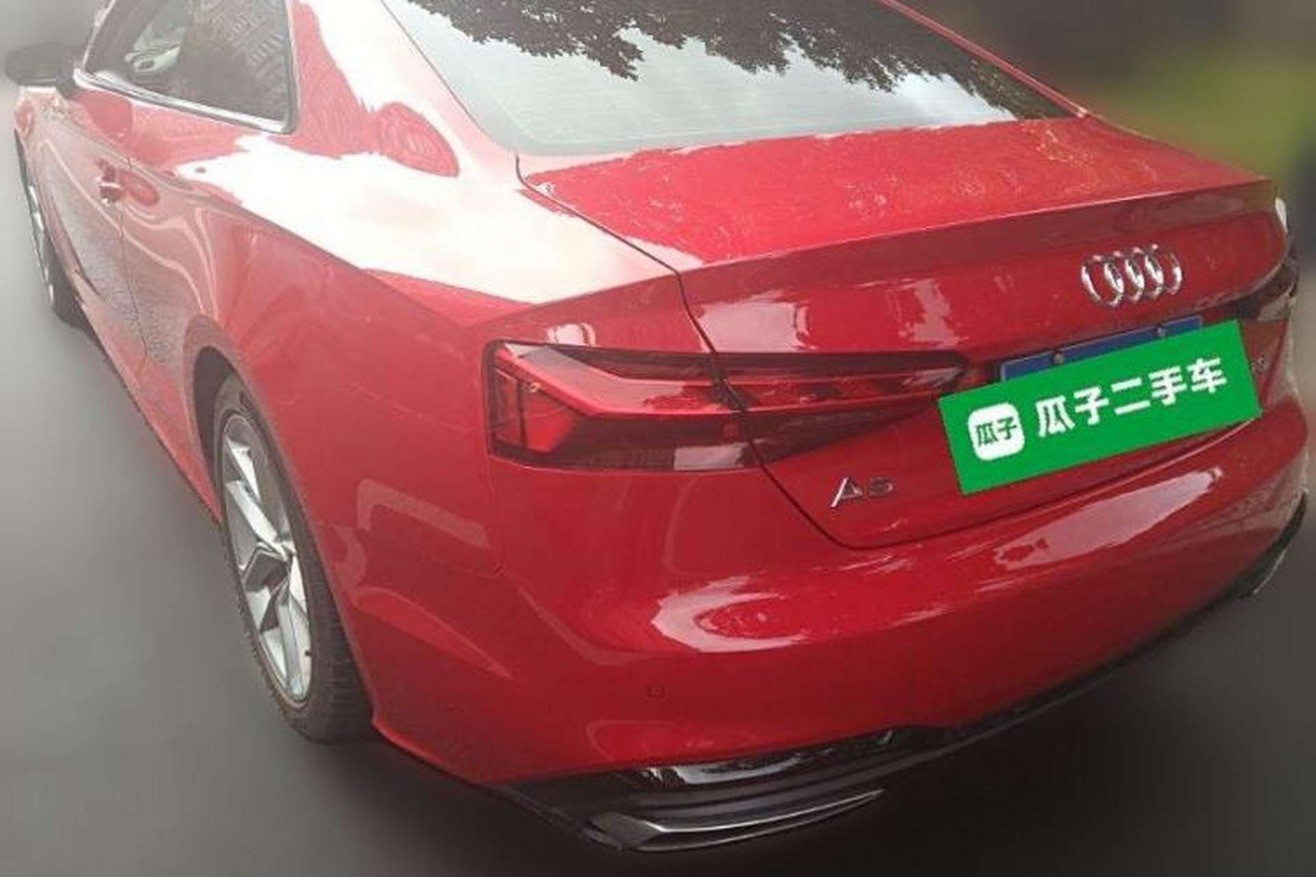 Used Audi A5 2021 Coupe 40 TFSI Fashionable and Dynamic Model Rear Left 45 Deg