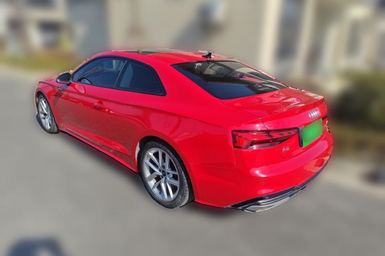 Used Audi A5 2021 Coupe 40 TFSI Fashionable and Dynamic Model Rear Left 45 Deg