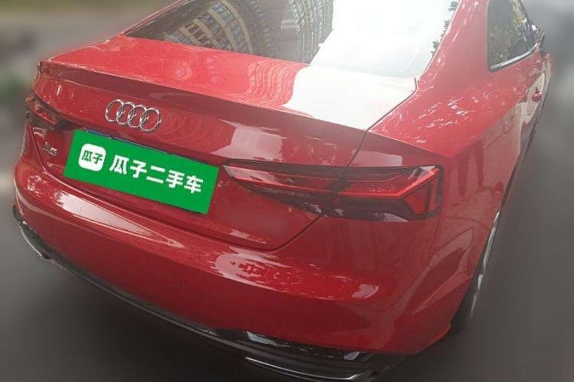Used Audi A5 2021 Coupe 40 TFSI Fashionable and Dynamic Model Rear Right 45 Deg