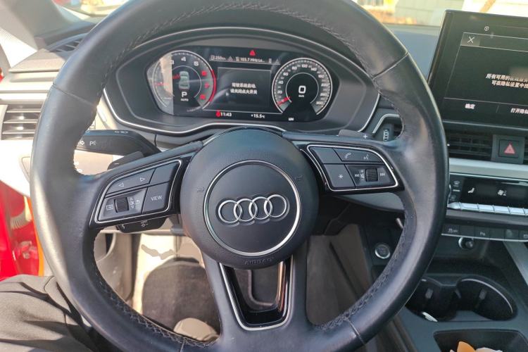 Used Audi A5 2021 Coupe 40 TFSI Fashionable and Dynamic Model Steering Wheel
