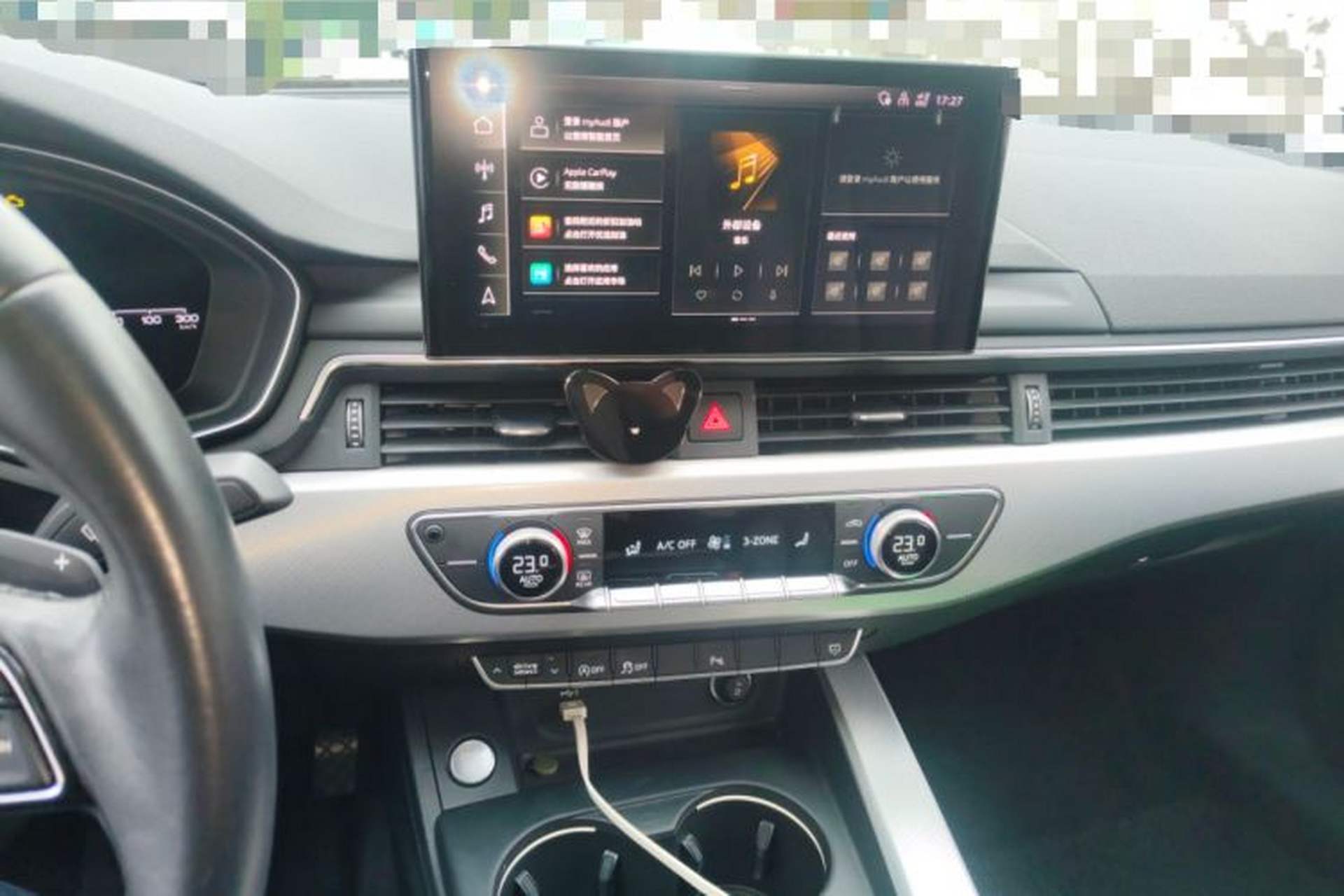 Used Audi A5 2021 Coupe 40 TFSI Fashionable and Dynamic Model Audio And AC Panel