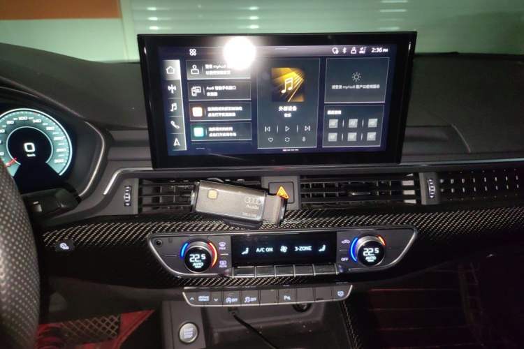 Used Audi A5 2021 Sportback 40 TFSI Stylish and Elegant Model Audio And AC Panel