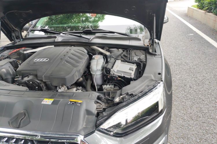 Used Audi A5 2021 Coupe 40 TFSI Fashionable and Dynamic Model Engine Bay Left