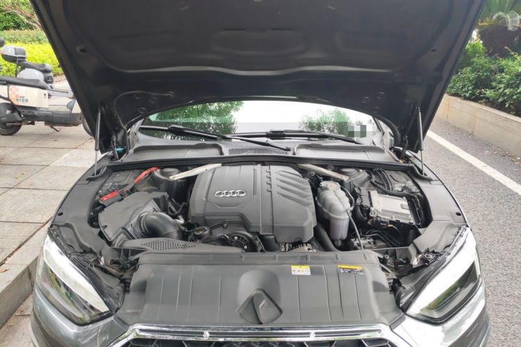 Used Audi A5 2021 Coupe 40 TFSI Fashionable and Dynamic Model Engine Bay