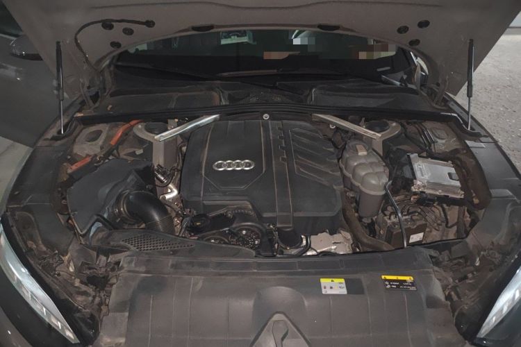 Used Audi A5 2021 Coupe 40 TFSI Fashionable and Dynamic Model Engine Bay