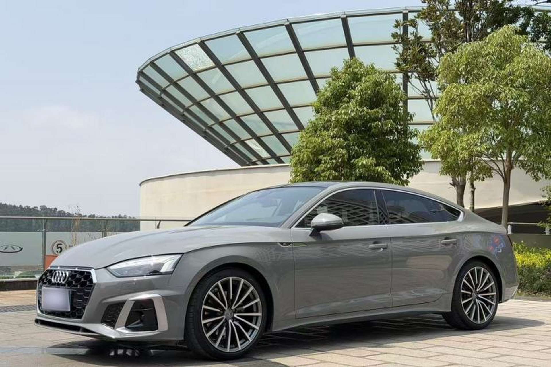 Used Audi A5 2021 Sportback 40 TFSI quattro Luxury Dynamic Model Front Left 45 Deg