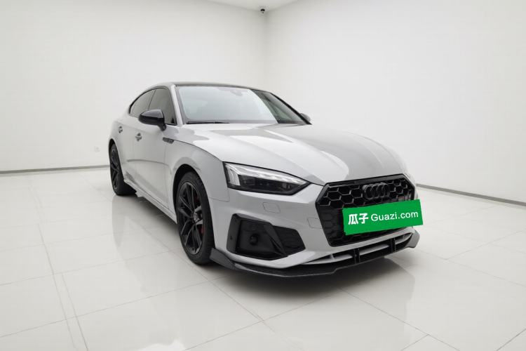 Used Audi A5 2021 Sportback 40 TFSI Fashionable and Dynamic Model Front Right 45 Deg