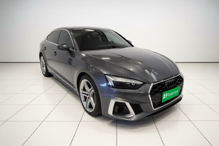 Used Audi A5 2021 Sportback 40 TFSI Fashionable and Dynamic Model Front Right 45 Deg