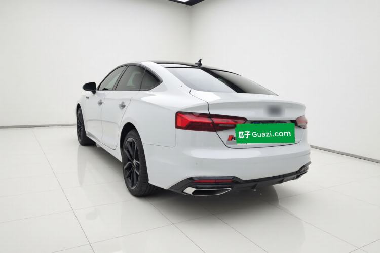 Used Audi A5 2021 Sportback 40 TFSI Fashionable and Dynamic Model Rear Left 45 Deg
