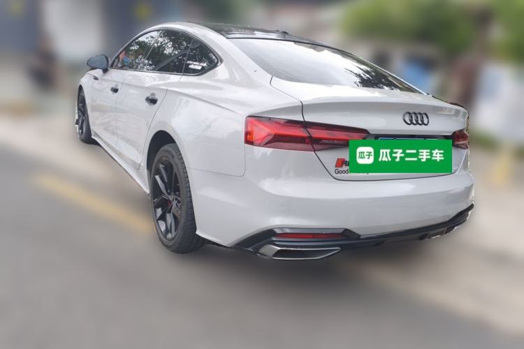 Used Audi A5 2021 Sportback 40 TFSI Fashionable and Dynamic Model Rear Left 45 Deg