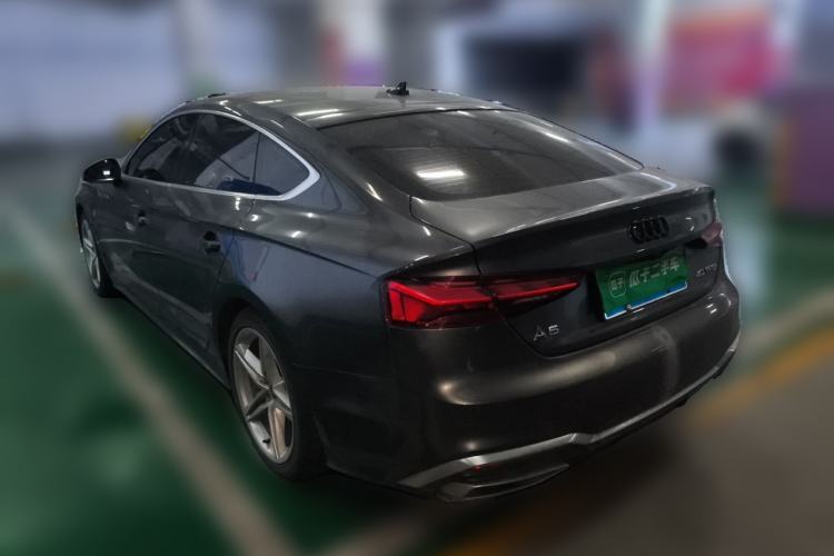 Used Audi A5 2021 Sportback 40 TFSI Fashionable and Dynamic Model Rear Left 45 Deg