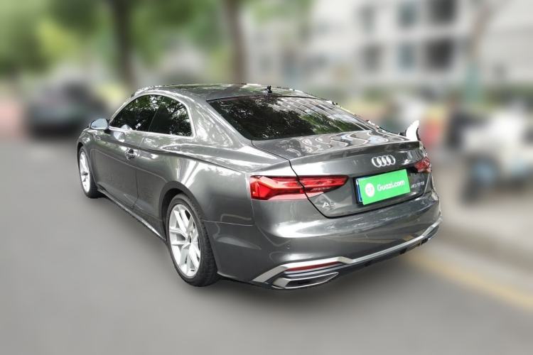 Used Audi A5 2021 Coupe 40 TFSI Fashionable and Dynamic Model Rear Left 45 Deg