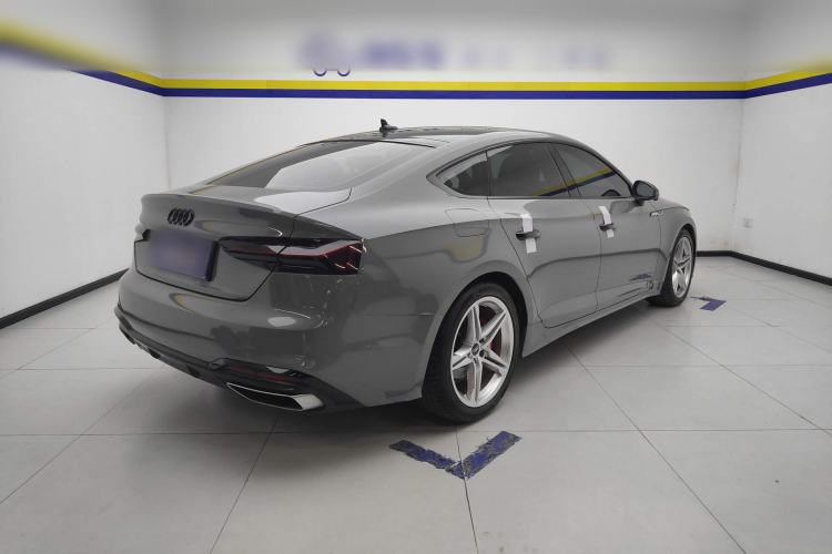 Used Audi A5 2021 Sportback 40 TFSI Fashionable and Dynamic Model Rear Right 45 Deg
