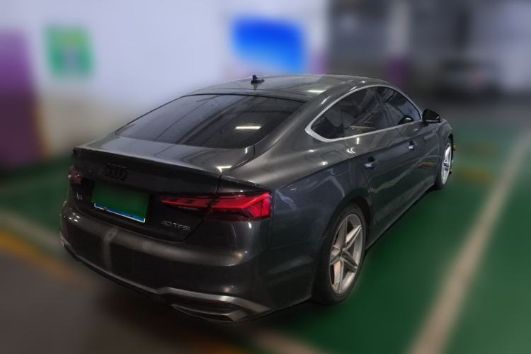 Used Audi A5 2021 Sportback 40 TFSI Fashionable and Dynamic Model Rear Right 45 Deg