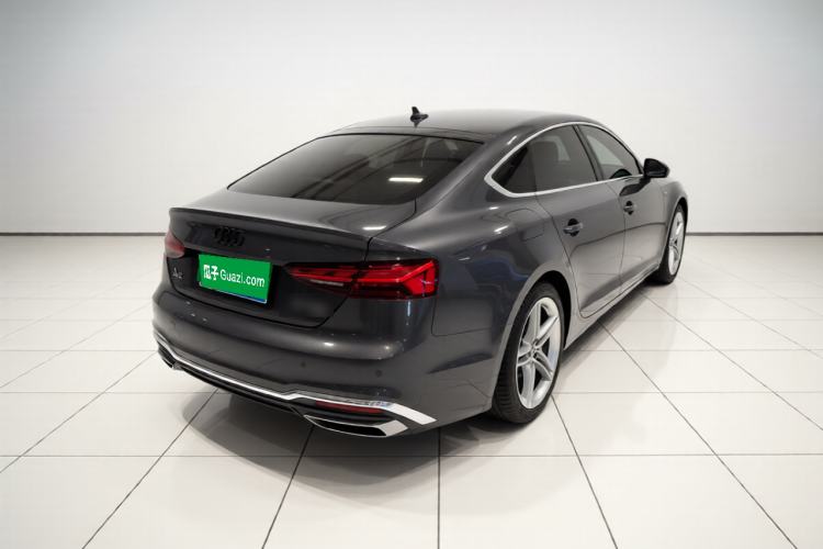 Used Audi A5 2021 Sportback 40 TFSI Fashionable and Dynamic Model Rear Right 45 Deg