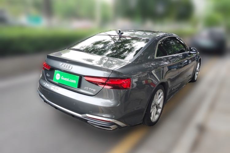 Used Audi A5 2021 Coupe 40 TFSI Fashionable and Dynamic Model Rear Right 45 Deg