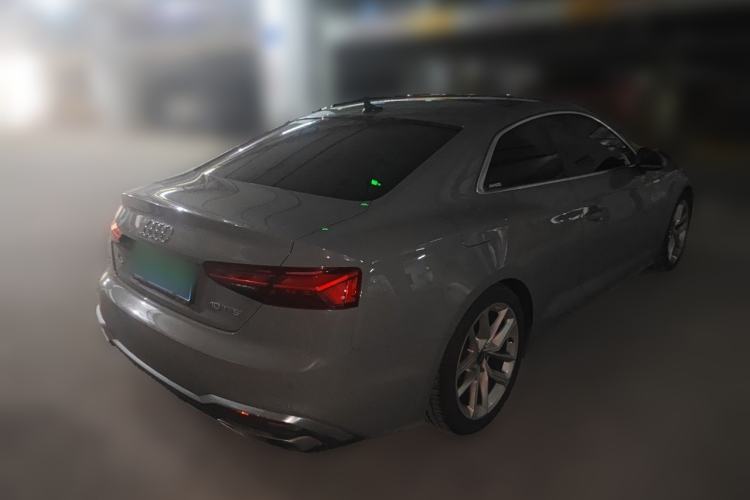 Used Audi A5 2021 Coupe 40 TFSI Fashionable and Dynamic Model Rear Right 45 Deg
