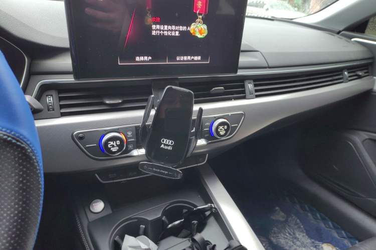 Used Audi A5 2021 Coupe 40 TFSI Fashionable and Dynamic Model Audio And AC Panel