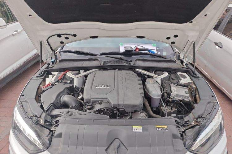 Used Audi A5 2021 Coupe 40 TFSI Fashionable and Dynamic Model Engine Bay