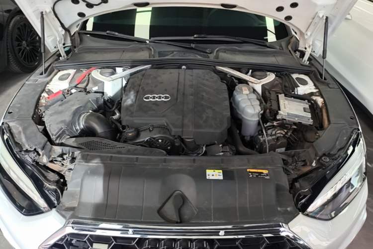 Used Audi A5 2021 Coupe 40 TFSI Fashionable and Dynamic Model Engine Bay